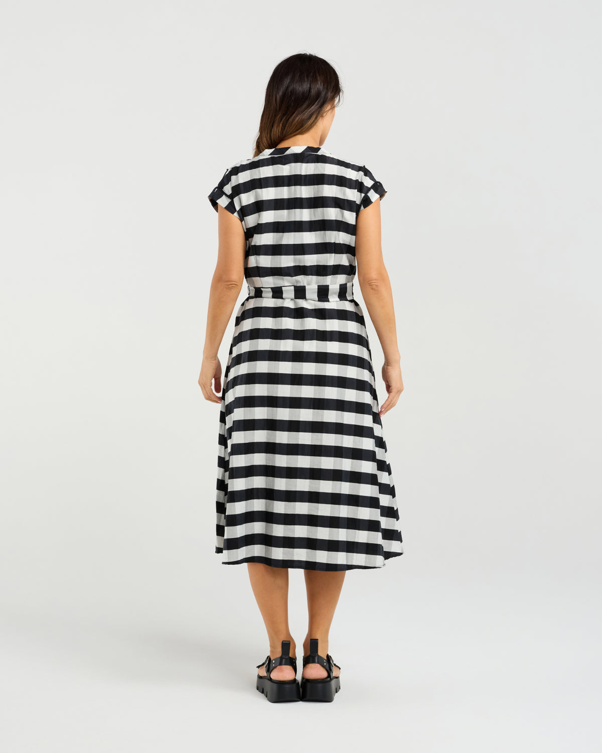Lola Dress - Black Check