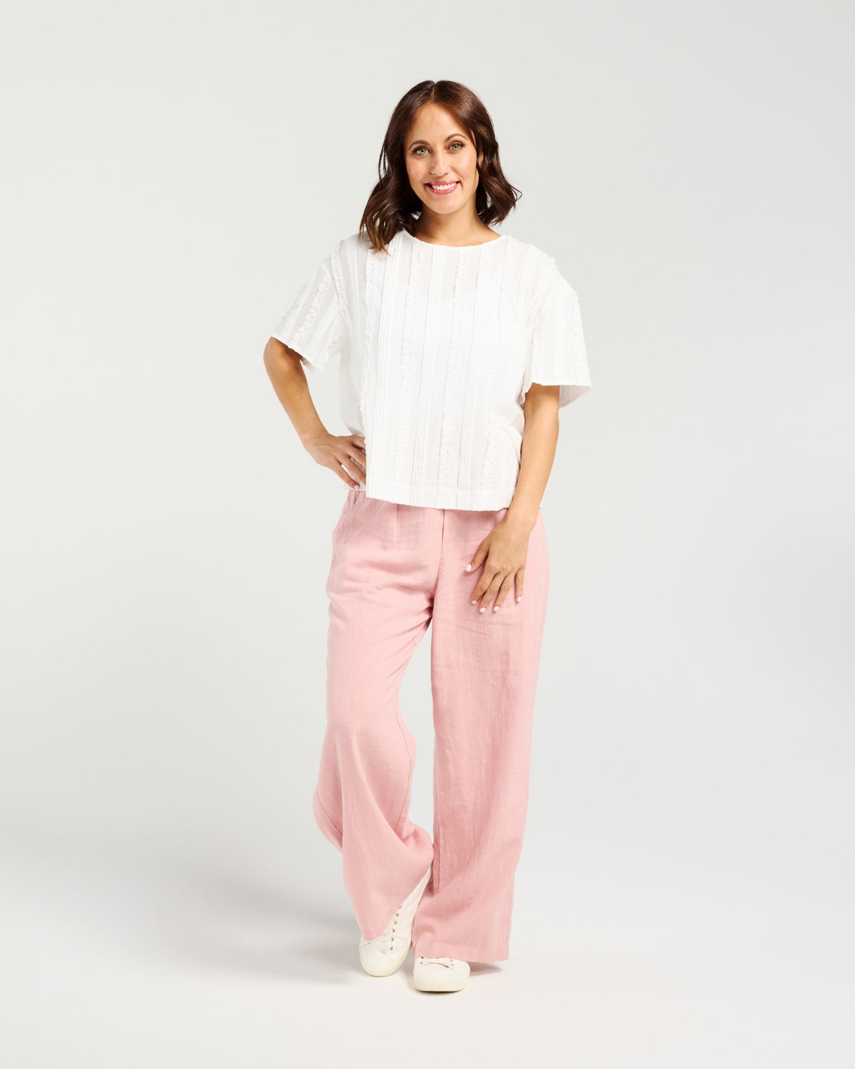 Faye Top - White