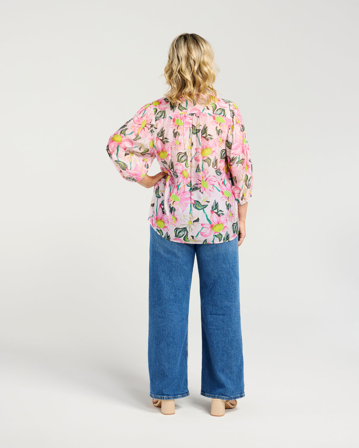 Emily Shirt - Blush Bloom