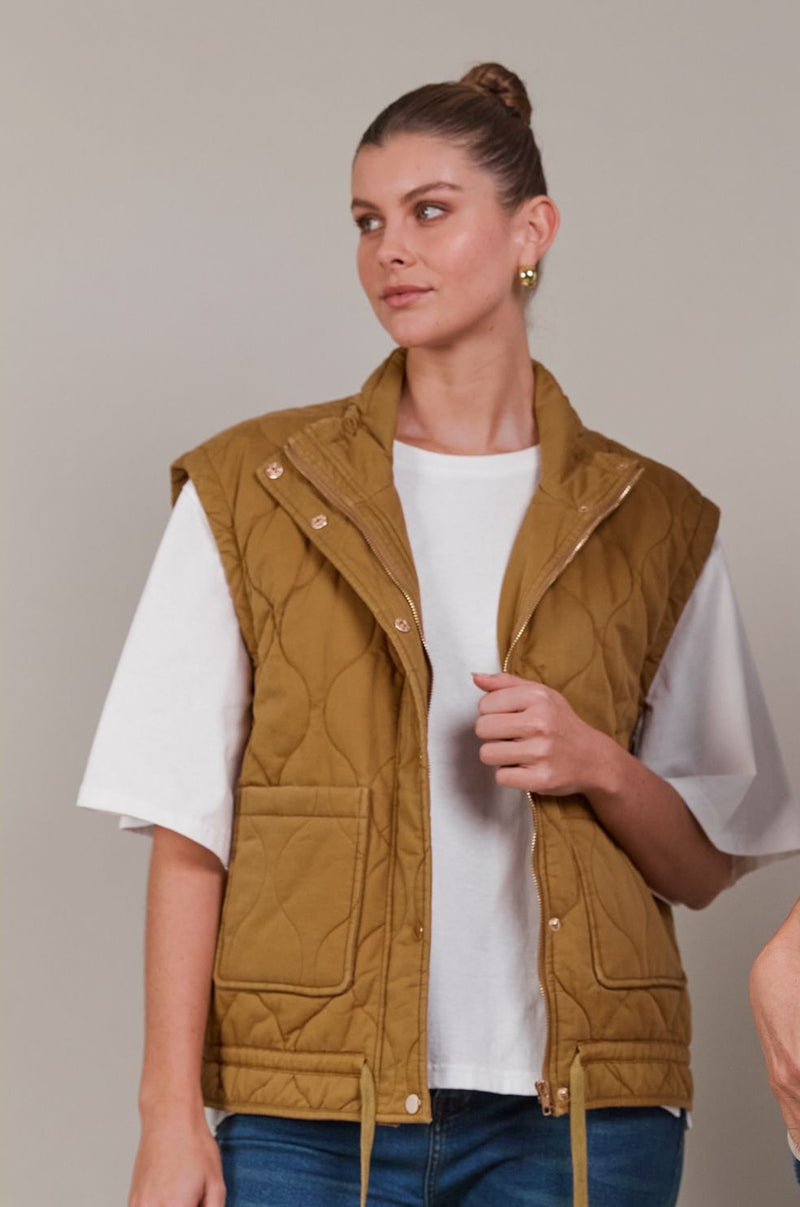 Pepi Vest - Tobacco