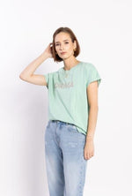 Drma Zoe Tee - Mint/Ecru