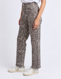 Leopard Denim Jean - Leopard