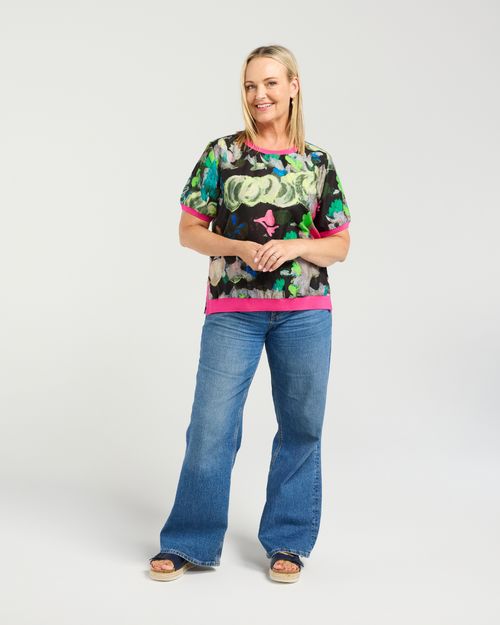 Zoe Top - Black Canvas