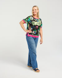 Zoe Top - Black Canvas