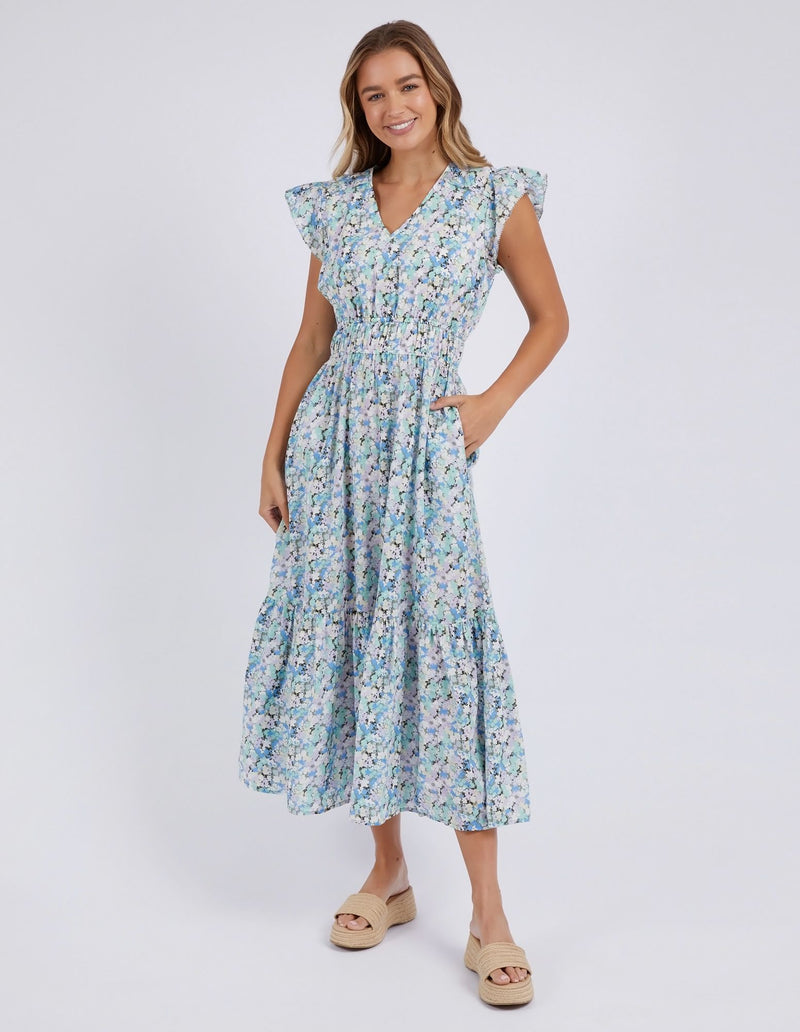 Rosette Floral Dress - Rosette Print