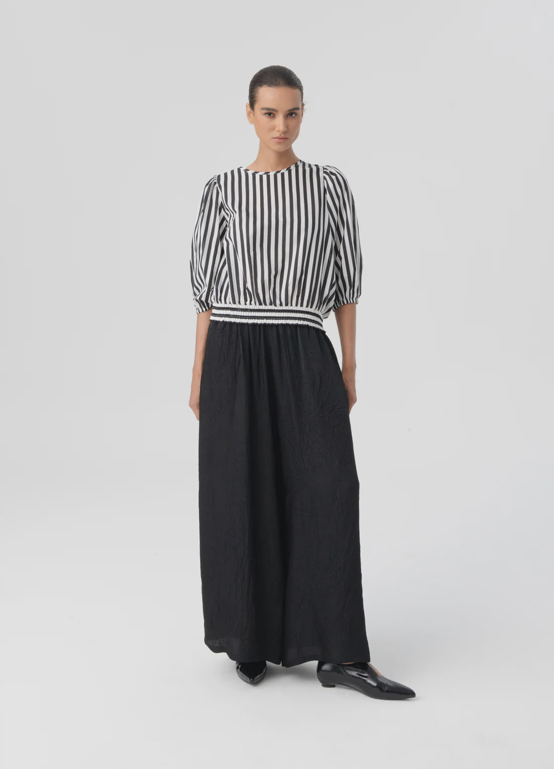 Zurich Top - Black Stripe