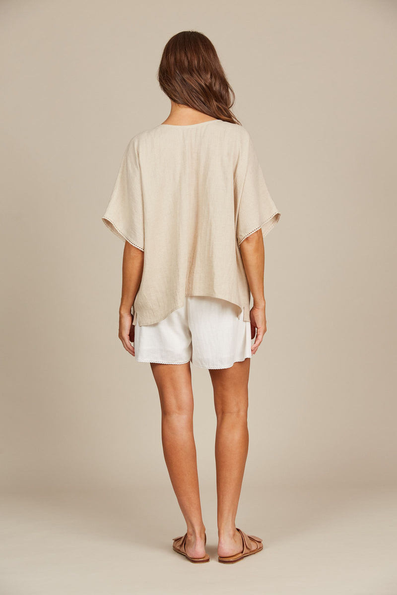 Amelie Relaxed Top - Canvas