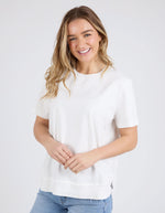 Farrah Short Sleeve Tee - White