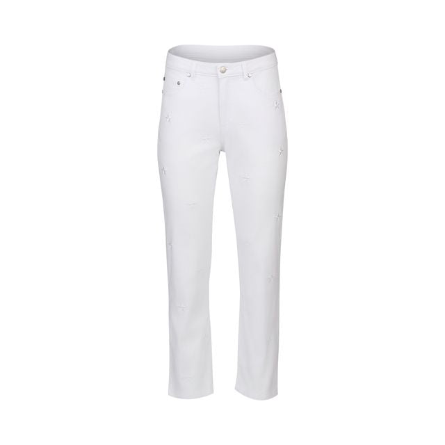 Slim Leg Ankle Grazer Jean - White