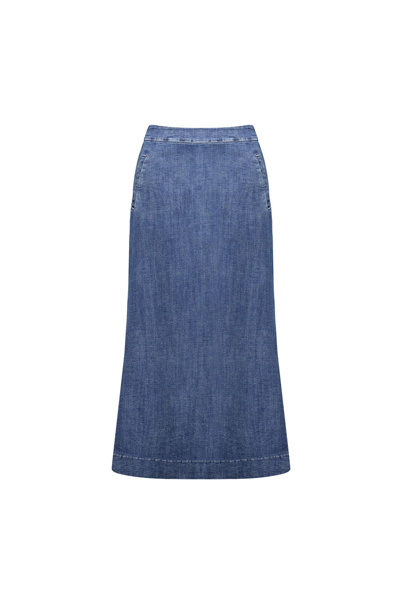 Perry Skirt - Mid Wash