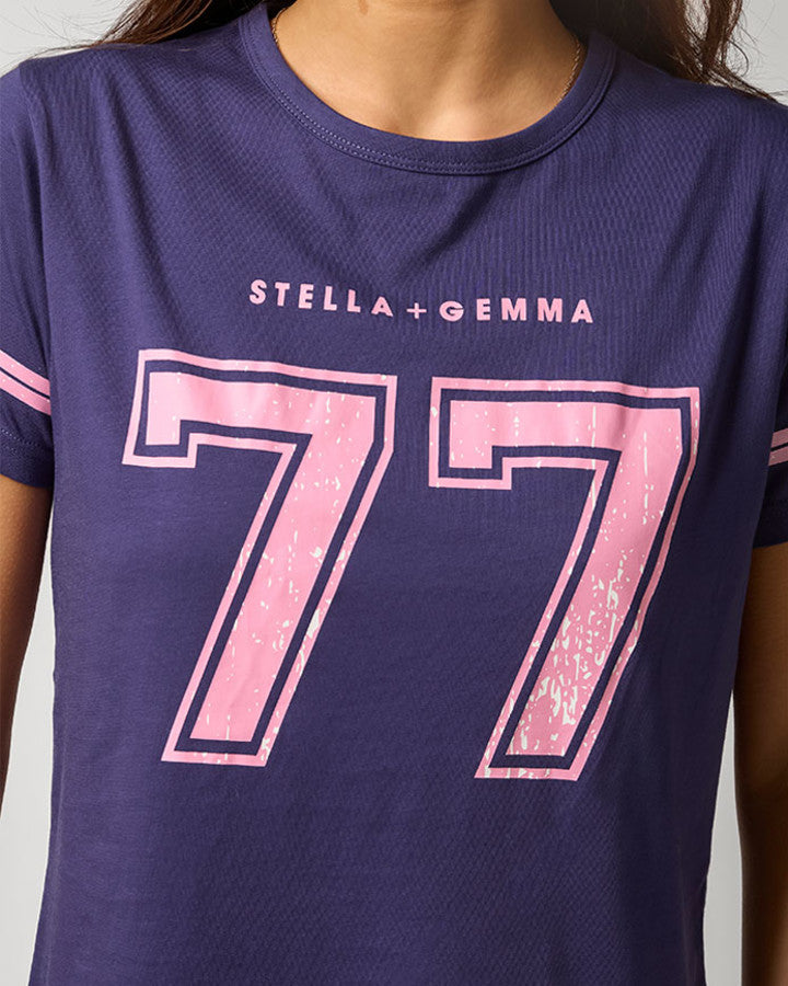 Ace Tee Varsity Numbers - Navy