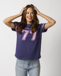 Ace Tee Varsity Numbers - Navy