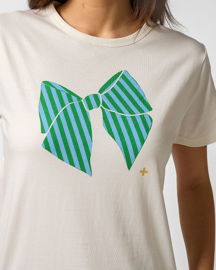 Ace Tee Riveria Bow - Off White