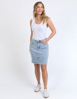 Belle Skirt - Light Blue