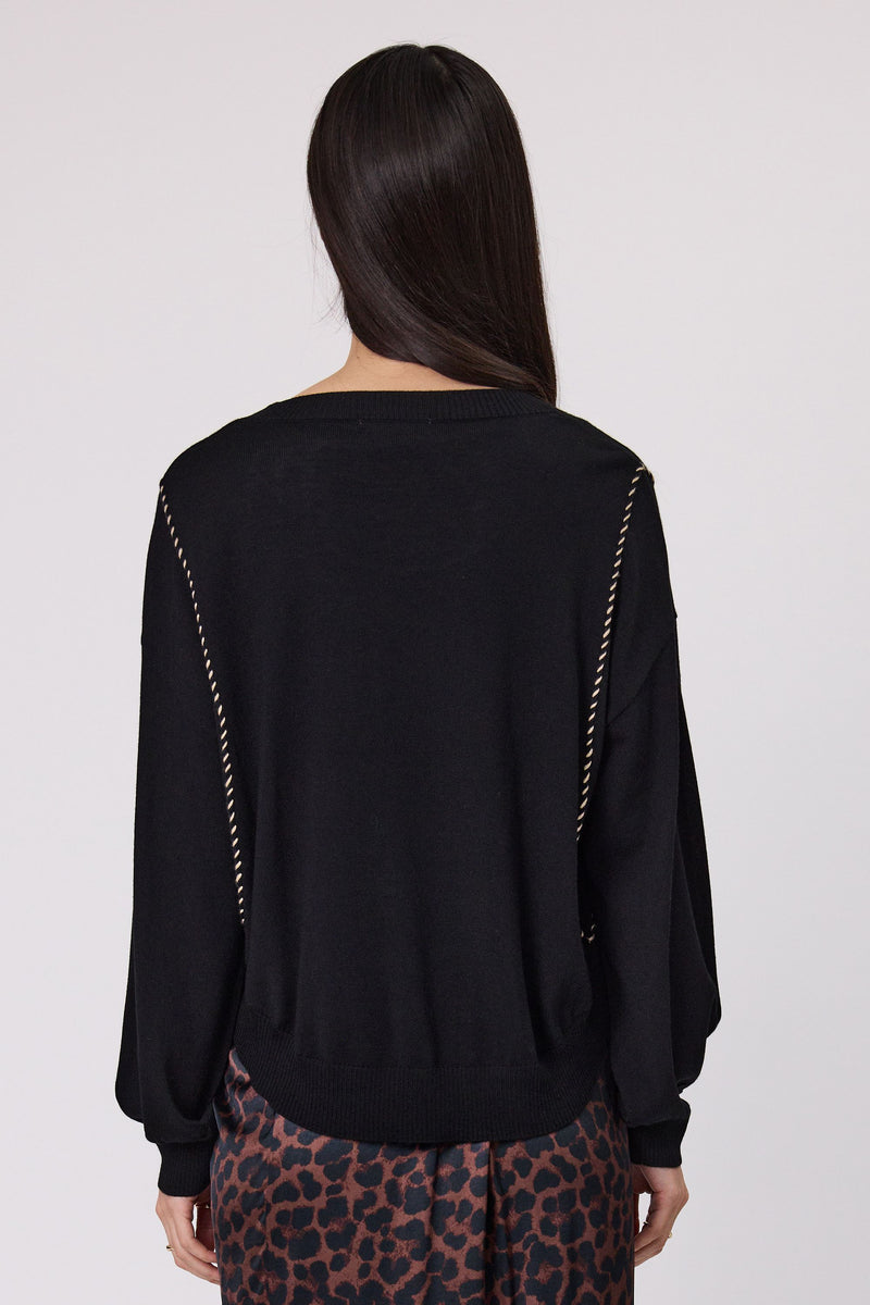 Ada Merino Jumper - Black