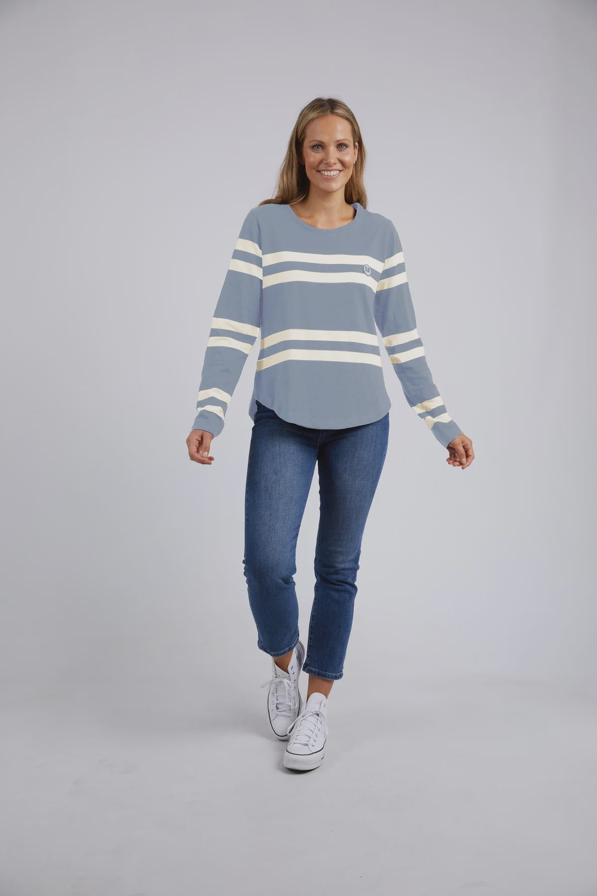 Allegra L/S Tee - Steel