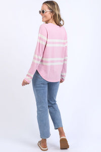 Allegra L/S Tee - Soft Pink
