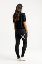 Alpine Apartment Pant - Black with a Lilac X