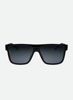 Amos Polarised Sunglasses - Black/Smoke