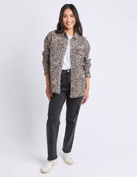 Leopard Denim Shirt - Leopard Print