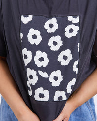 Azalea Tee - Navy