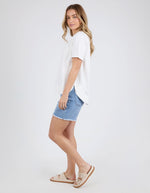 Farrah Short Sleeve Tee - White