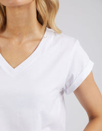 Manly Vee Tee - Wh