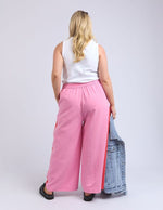 Frances Stripe Pant - Strawberry Pink