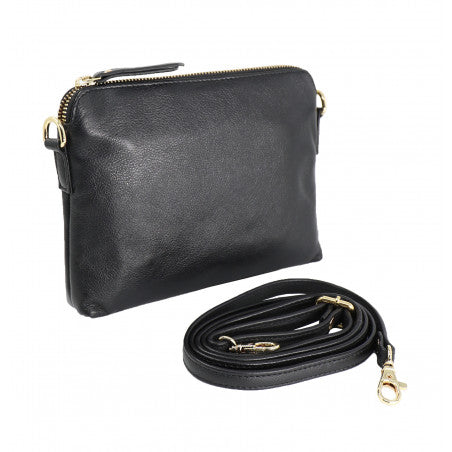Mini Leather Bag   Black