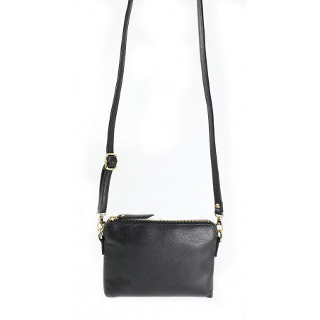 Mini Leather Bag   Black