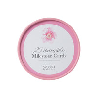 Reversible Milestone Cards - Floral