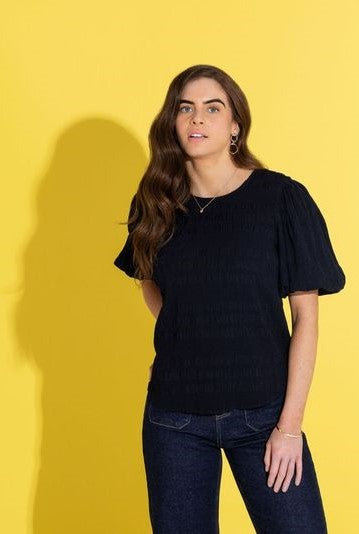 Carefree Top - Navy