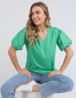 Joy S/S Tee - Green Briar