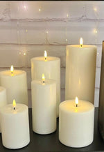 Indoor LED Candle 20cm - White