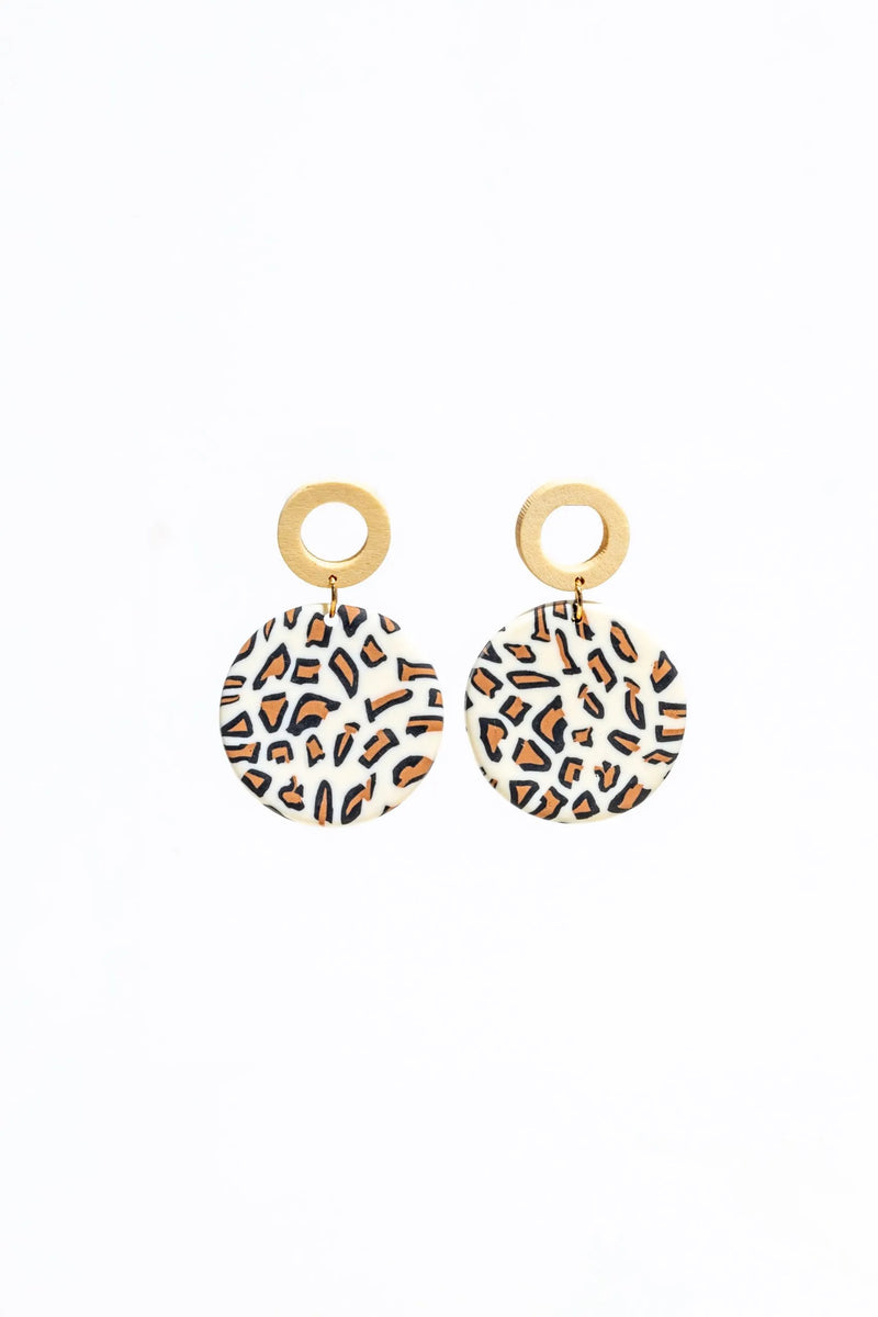 Caz Leopard Earrings