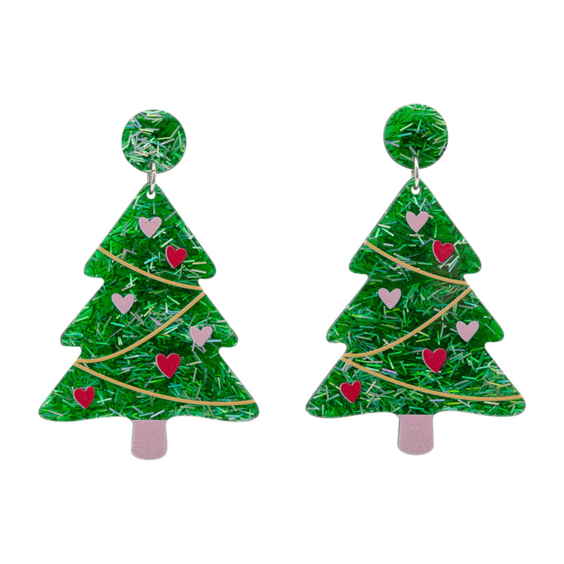 Christmas Tree Earrings