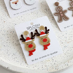 Christmas Rudolph Earrings