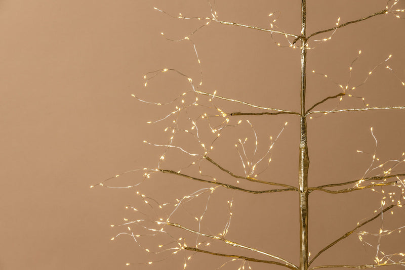 Arctic Birch Seed Light Tree - Medium - Champagne