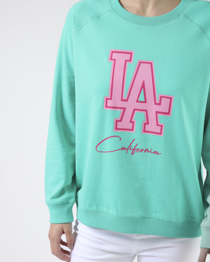 Classic Sweater LA California - Mint