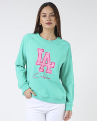 Classic Sweater LA California - Mint