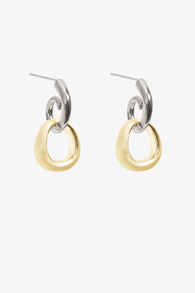 Contrast Drop Earring