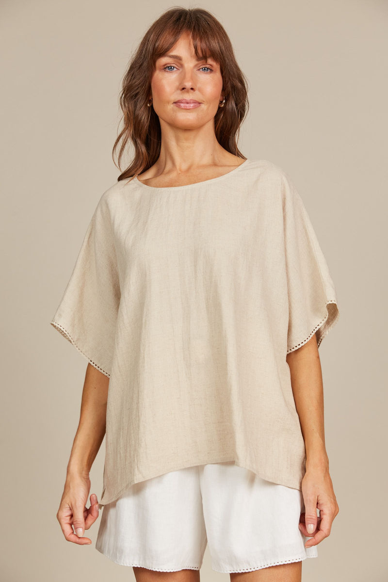 Amelie Relaxed Top - Canvas