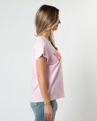 Cuff Sleeve T-Shirt MALIBU - Candy