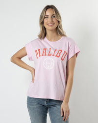 Cuff Sleeve T-Shirt MALIBU - Candy