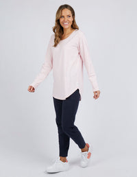 Scoop L/S Tee - Peony Pink