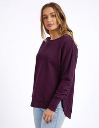 Simplified Crew - Plum