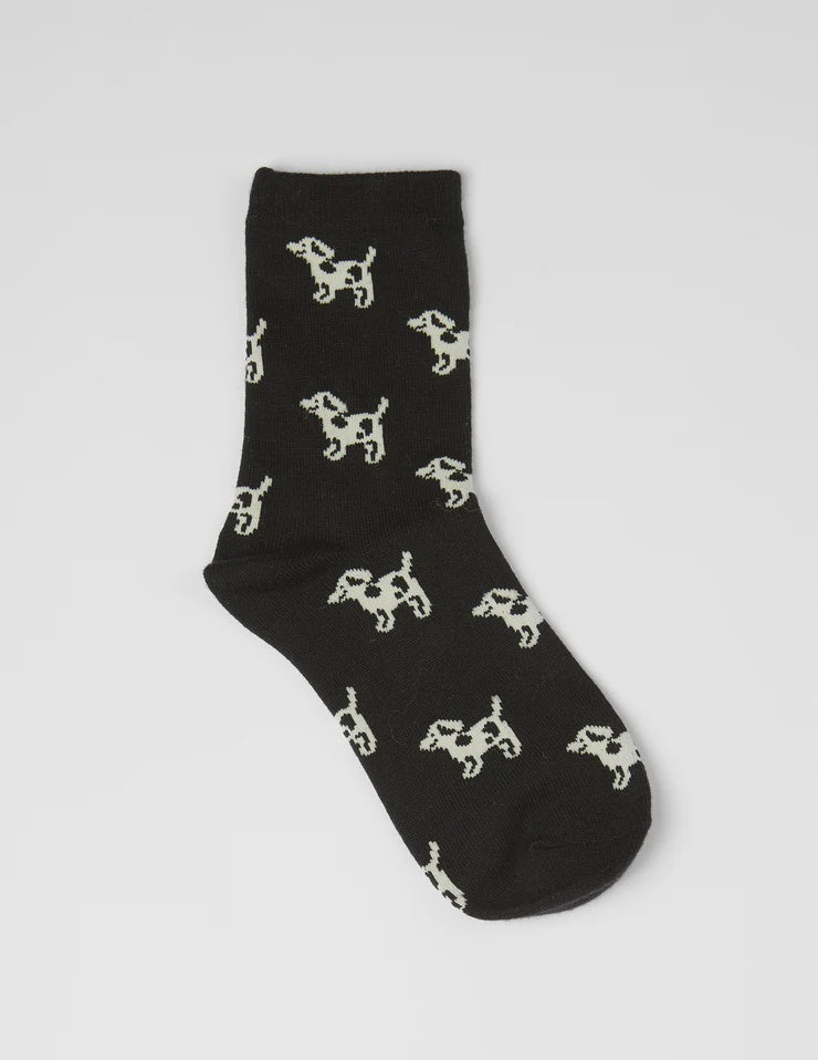 Socks with Dogs - Black