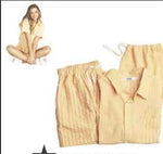 Indie PJ Separates Set - Yellow/Pink Stripe