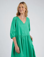 Rosalie Dress - Green Briar