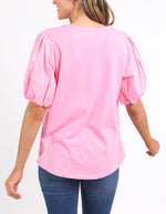 Joy S/S Tee - Strawberry Pink